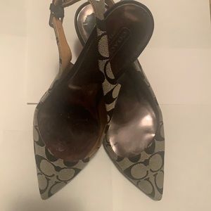 Black Coach heels